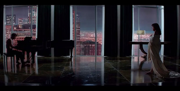 Shot from "Fifty Shades of Grey"