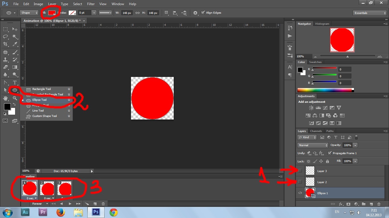 Animated Gif In Photoshop Cs6 Tutorial