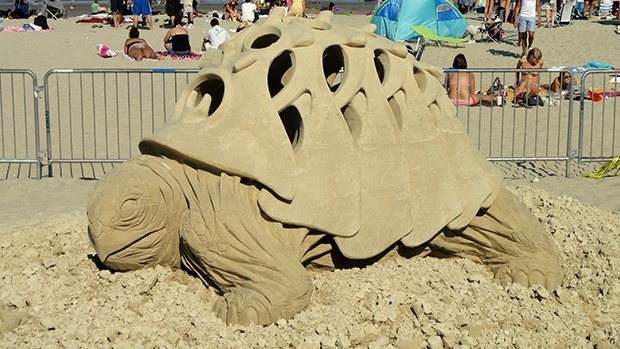 Awesome sand sculptures