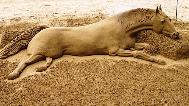 Awesome sand sculptures