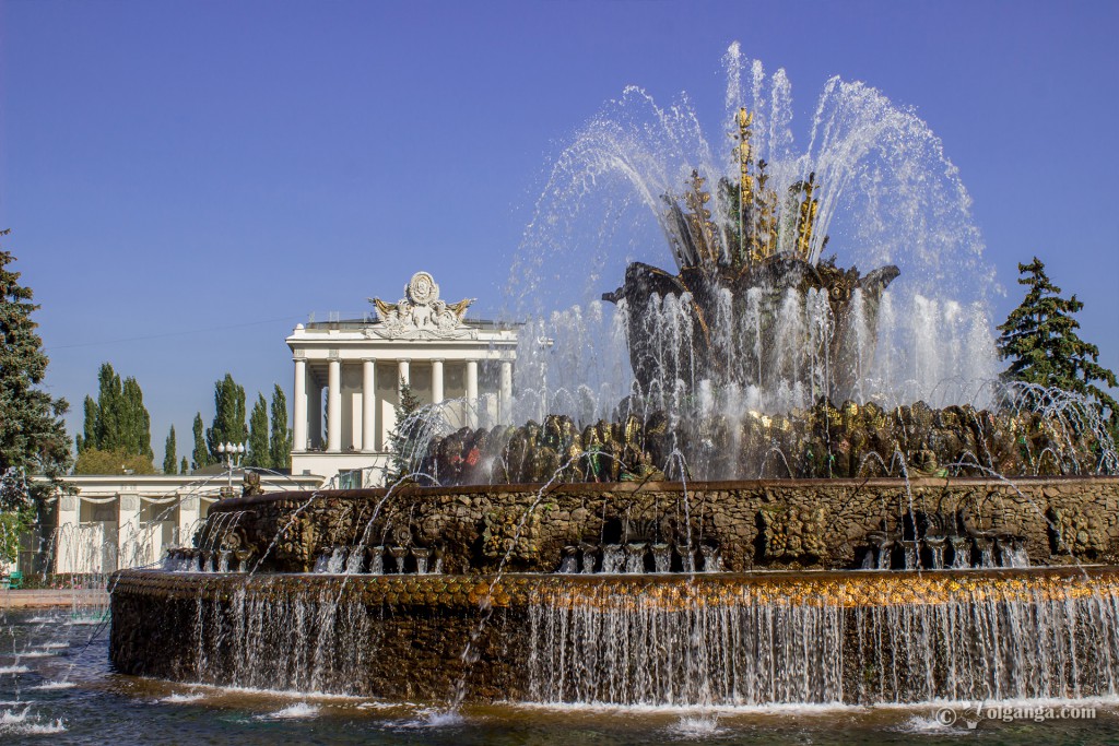 Fountain at VDNKh, Moscow