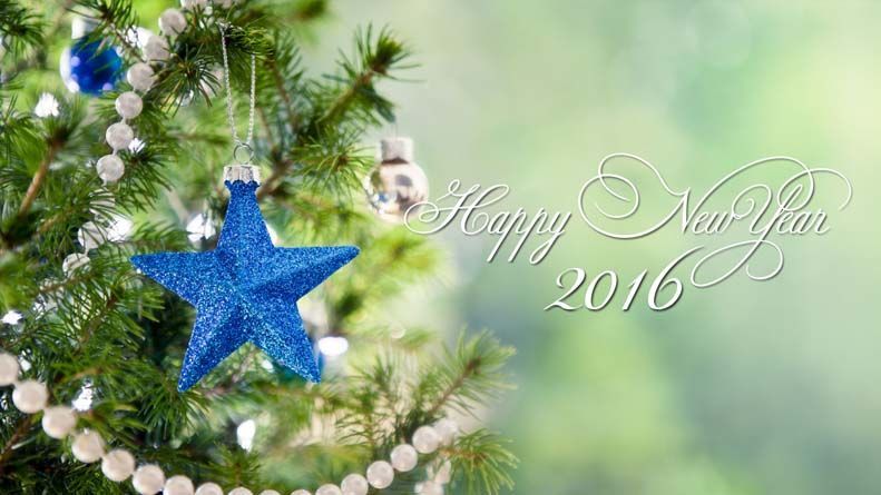 New Year Tree 2016 hd wallpaper