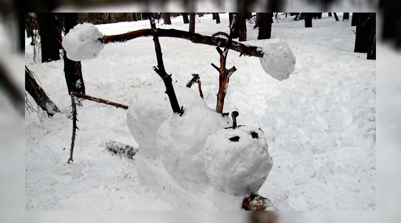Working out snowman