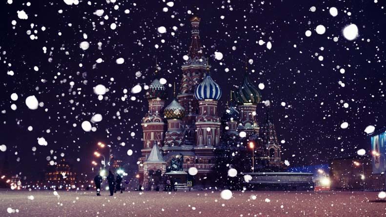 Winter Moscow, Russia