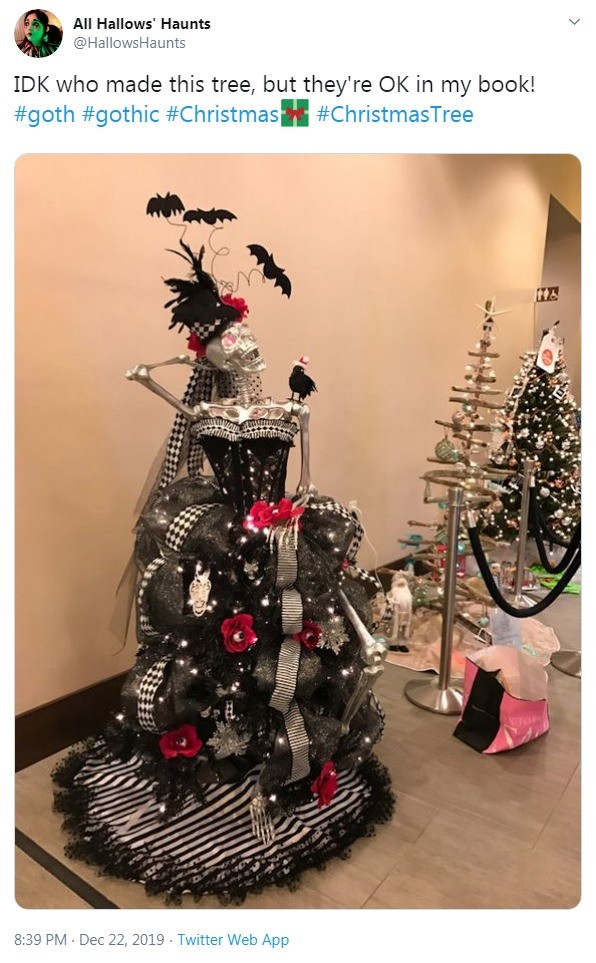 Gothic Christmas tree