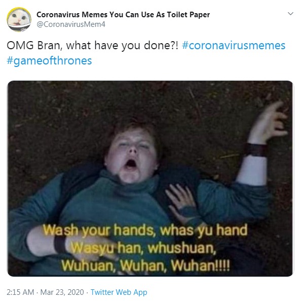 Coronavirus meme - Wuhan