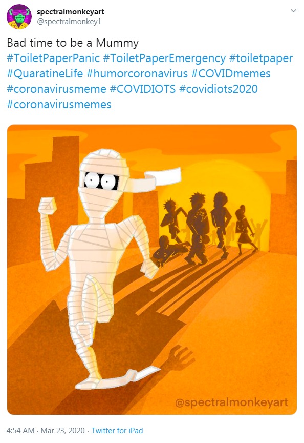 Coronavirus meme - bad time for mummy
