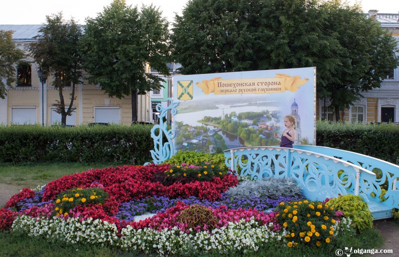 Poshehonye’s flowerbed, Yaroslavl, 2016